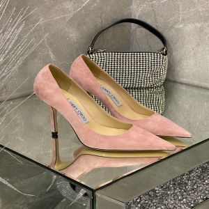 Jimmy Choo Love Pumps Women Suede Pink