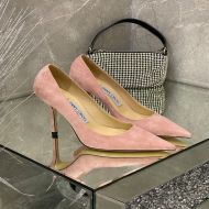 Jimmy Choo Love Pumps Women Suede Pink