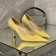 Jimmy Choo Love Pumps Women Suede Yellow