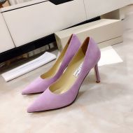 Jimmy Choo Love 85 Pumps Women Suede Purple