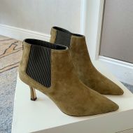 Jimmy Choo Maiara 65 Ankle Boots Women Suede Green